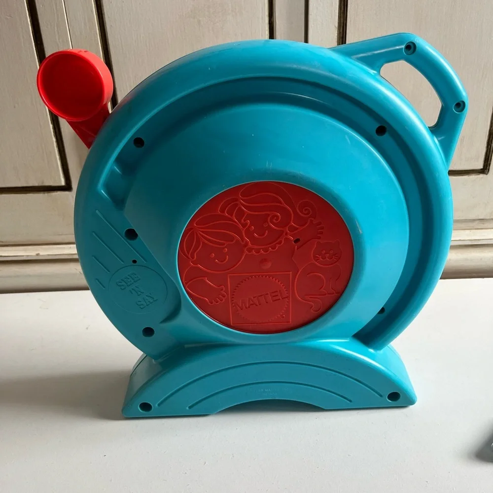 Vintage  Mattel Disney See 'N Say Wonderful World of Color talking learning toy.